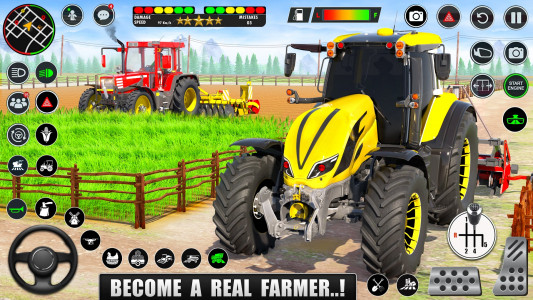 اسکرین شات بازی Real Tractor Driving Games 8