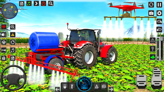 اسکرین شات بازی Real Tractor Driving Games 4