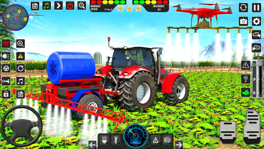 اسکرین شات بازی Real Tractor Driving Games 3