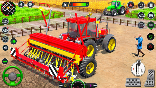 اسکرین شات بازی Real Tractor Driving Games 2