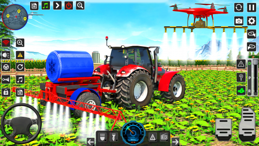 اسکرین شات 4 بازی Real Tractor Driving Games
