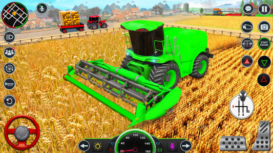 اسکرین شات بازی Real Tractor Driving Games 3