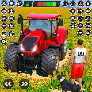 اسکرین شات بازی Real Tractor Driving Games 1