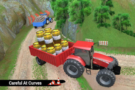 اسکرین شات برنامه Tractor Trolley Parking Drive - Drive Parking Game 3