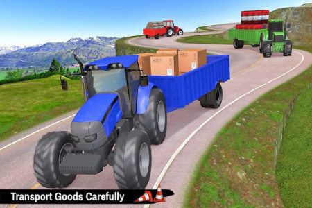 اسکرین شات برنامه Tractor Trolley Parking Drive - Drive Parking Game 4