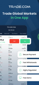 اسکرین شات 1 برنامه Trade.com: Trading & Finance