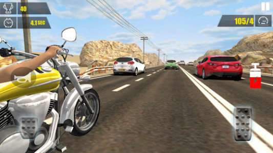 اسکرین شات بازی Racing Moto Speed 4