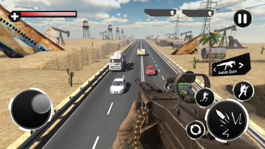 اسکرین شات بازی Traffic Sniper Shoot - FPS Gun War 1