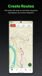 اسکرین شات برنامه Gaia GPS: Offroad Hiking Maps 3