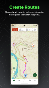 اسکرین شات برنامه Gaia GPS: Offroad Hiking Maps 4