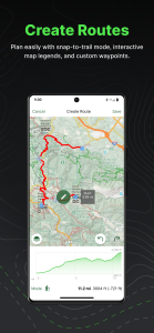 اسکرین شات 5 برنامه Gaia GPS: Offline Trail Maps
