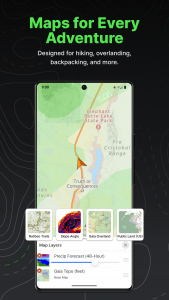 اسکرین شات برنامه Gaia GPS: Offroad Hiking Maps 7