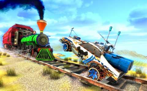 اسکرین شات برنامه Train Derby Demolition - Car D 2