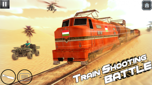 اسکرین شات بازی Indian Train Shooting- New Train Robbery Game 2k20 1