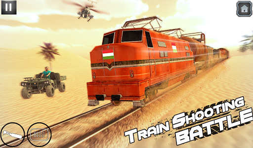 اسکرین شات بازی Indian Train Shooting- New Train Robbery Game 2k20 5