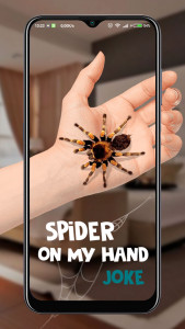 اسکرین شات 1 بازی Spider on My Hand Joke