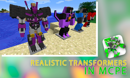 اسکرین شات برنامه Mod transformers for Minecraft PE 1