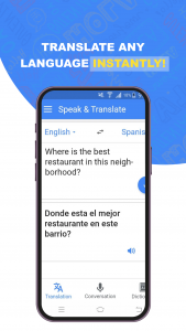 اسکرین شات برنامه Translate All Languages 2