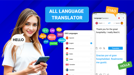 اسکرین شات 1 برنامه All Language Translator