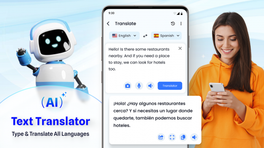 اسکرین شات 2 برنامه Translate Easy Text Translator