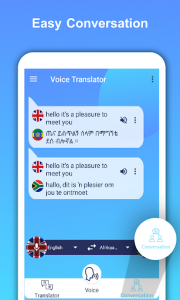 اسکرین شات برنامه Translate All Text Voice Conversation Translator 5