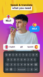 اسکرین شات برنامه Keyboard Translator for Chat 5