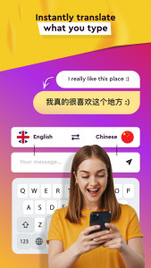 اسکرین شات برنامه Keyboard Translator for Chat 7