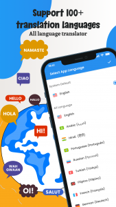 اسکرین شات برنامه Translate all languages app 6
