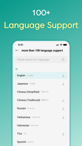 اسکرین شات 4 برنامه Talking Translator - Languages