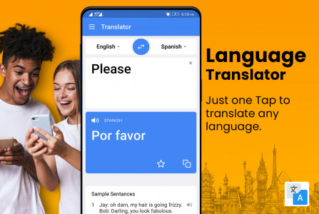 اسکرین شات برنامه Translate: Language Translator 3