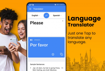 اسکرین شات 3 برنامه Translate: Language Translator