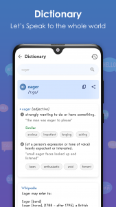اسکرین شات 2 برنامه Translate: Language Translator