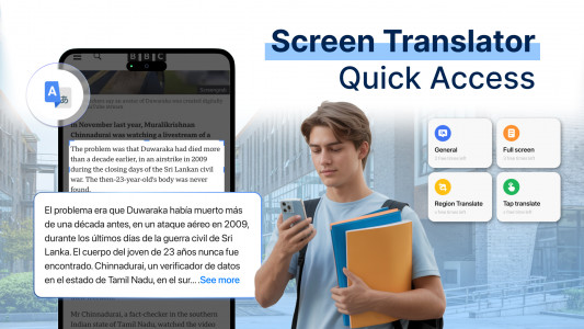 اسکرین شات 4 برنامه Translate: AI, Camera & Voice