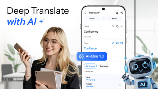 اسکرین شات 3 برنامه Translate: AI, Camera & Voice