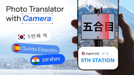 اسکرین شات 1 برنامه Translate: AI, Camera & Voice