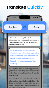 اسکرین شات برنامه AI Translate All Languages 4
