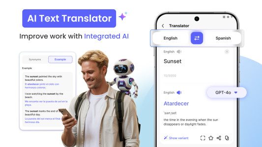 اسکرین شات 4 برنامه AI Translate All Languages