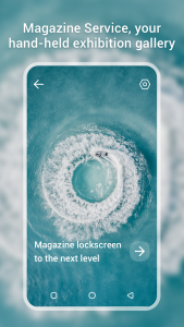 اسکرین شات برنامه Magazine Lockscreen HiOS 1