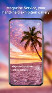 اسکرین شات 1 برنامه Magazine Lockscreen XOS