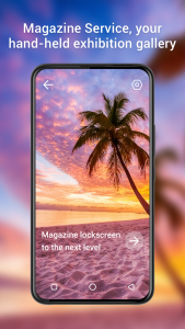 اسکرین شات برنامه Magazine Lockscreen XOS 1