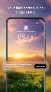 اسکرین شات 3 برنامه Magazine Lockscreen XOS