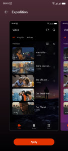 اسکرین شات برنامه Visha-Video Player All Formats 7