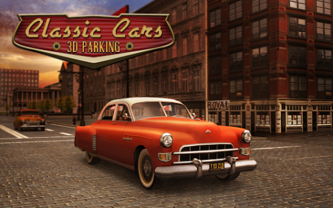 اسکرین شات بازی Classic Cars 3D Parking 1