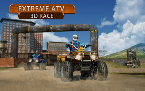 اسکرین شات بازی Extreme ATV 3D Offroad Race 1