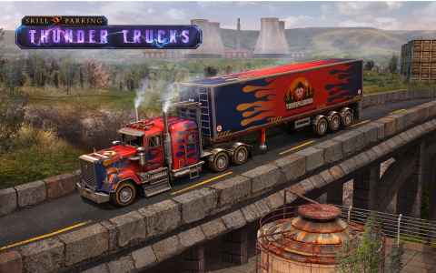 اسکرین شات بازی Skill3D Parking Thunder Trucks 1