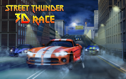 اسکرین شات بازی Street Thunder 3D Night Race 1