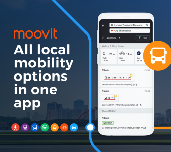 اسکرین شات برنامه Moovit: Bus & Rail Timetables 1