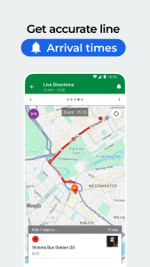اسکرین شات 2 برنامه Moovit: Bus & Rail Timetables