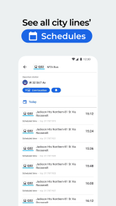 اسکرین شات 3 برنامه Moovit: Bus & Public Transit