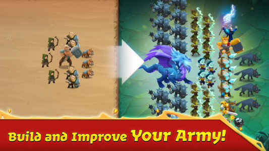 اسکرین شات 2 بازی Battle Legion: Mass Troops RPG